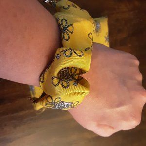 Scrunchies made from Vintage Hermes fabric! One of a kind hand sewn!